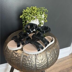 The Children's Place Black Strappy Sandals